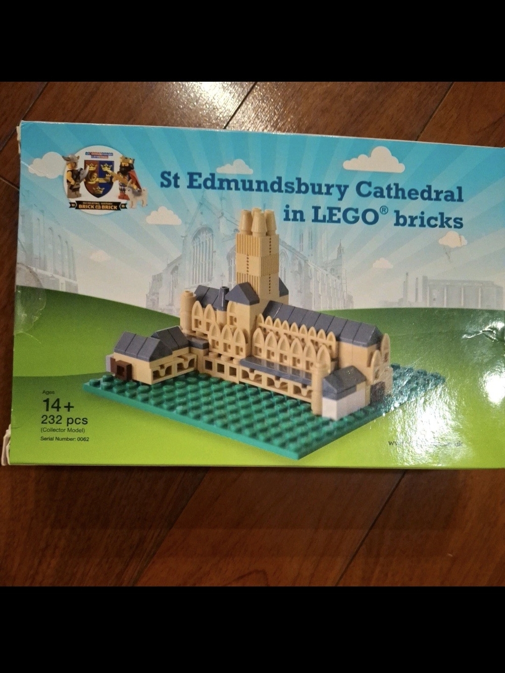 St Edmundsbury Cathedral Lego Bright Bricks Set-Rare (1 of 500 Made)